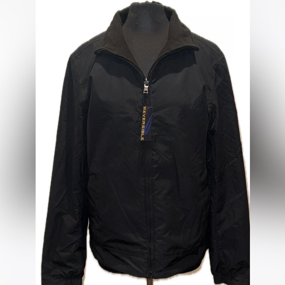 Reversible Black Men's Jacket NWT nautical size small